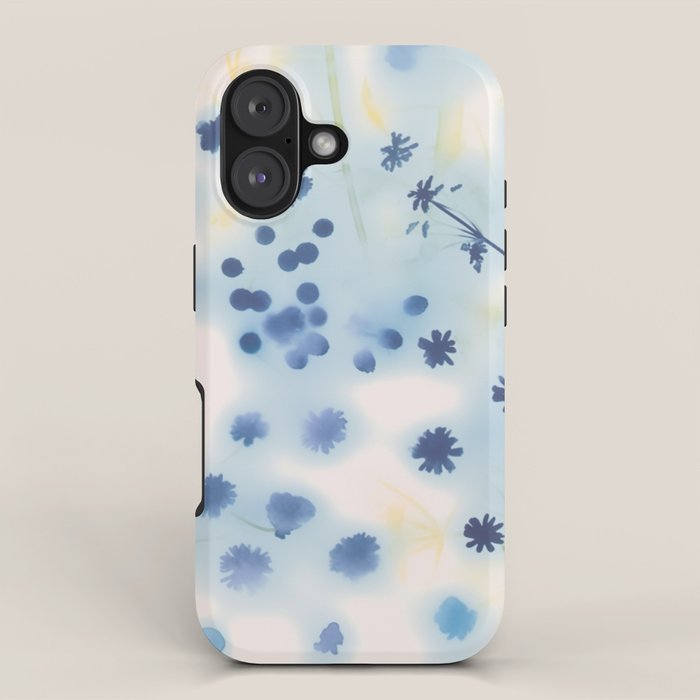 Indigo Lily Drift iPhone Case Gallery Image 1