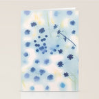 Indigo Lily Drift Stationery Card Gallery Image 2