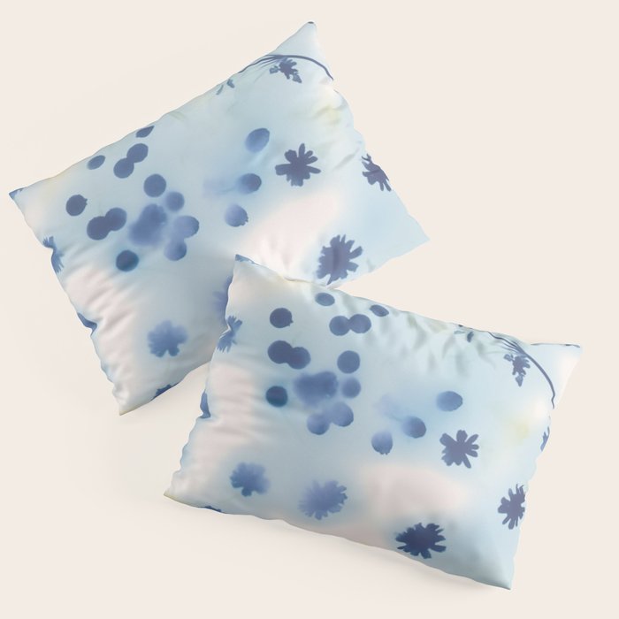 Indigo Lily Drift Pillow Sham Gallery Image 3