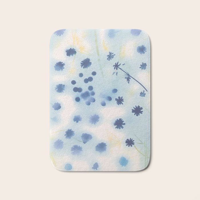 Indigo Lily Drift Bath Mat Gallery Image 1