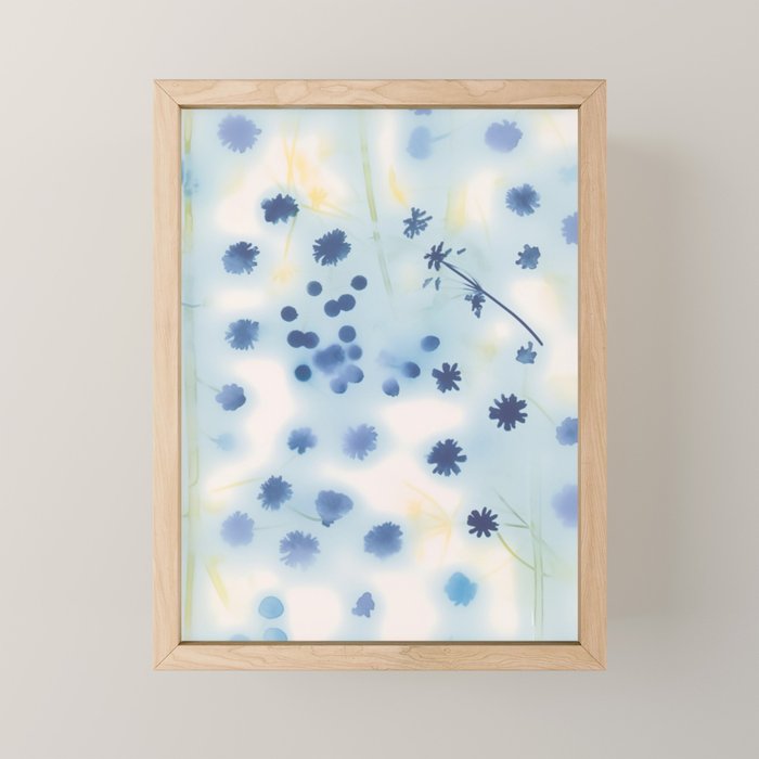 Indigo Lily Drift Mini Art Print Gallery Image 1