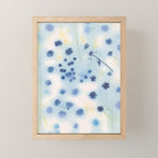 Indigo Lily Drift Mini Art Print Gallery Image 1