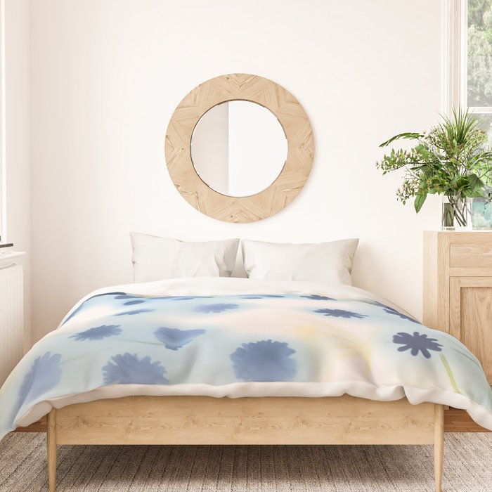 Indigo Lily Drift Duvet Cover Gallery Image 3