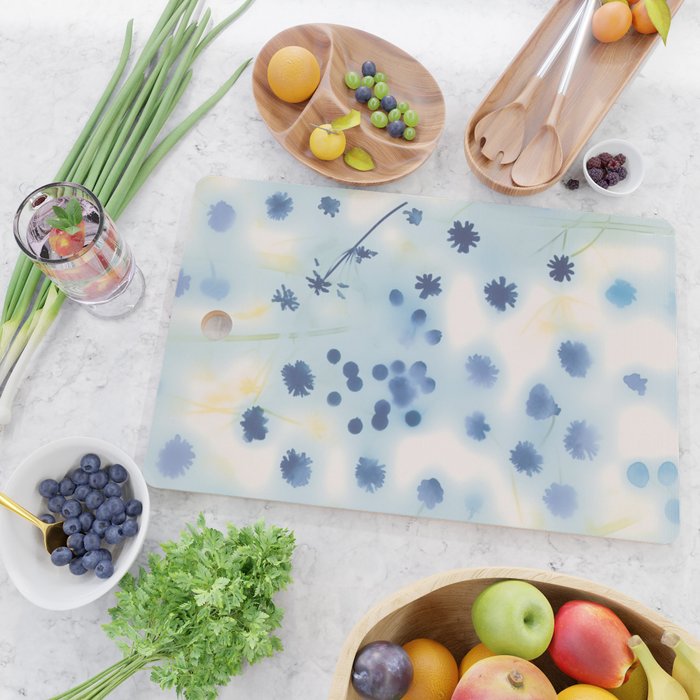 Indigo Lily Drift Cutting Board Gallery Image 2