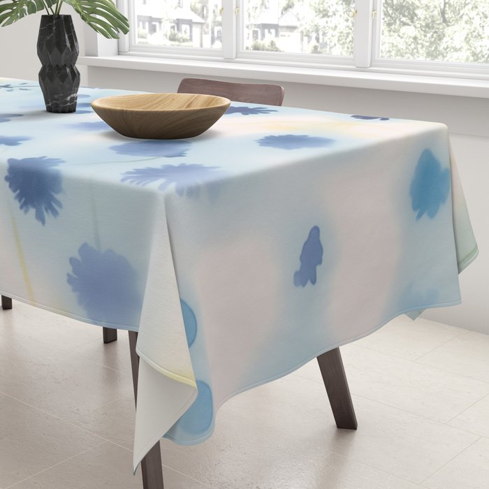 Indigo Lily Drift Tablecloth Gallery Image 3