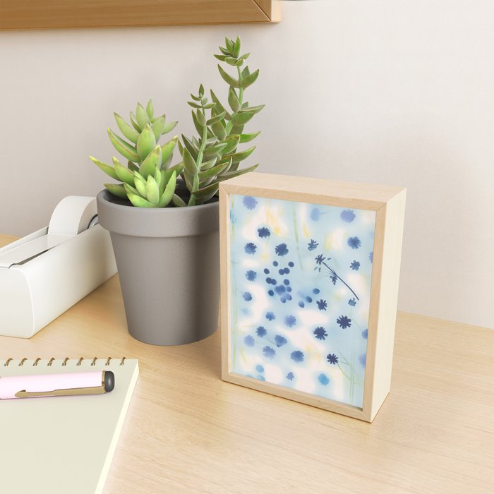 Indigo Lily Drift Mini Art Print Gallery Image 2