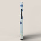 Indigo Lily Drift iPhone Case Gallery Image 2