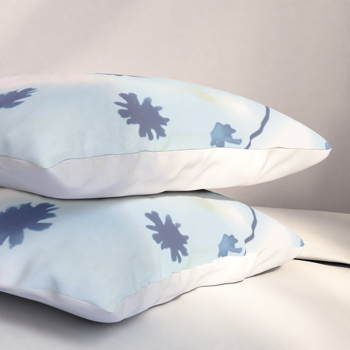 Indigo Lily Drift Pillow Sham Gallery Image 3