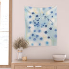 Indigo Lily Drift Wall Tapestry Gallery Image 2