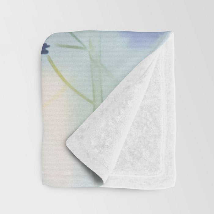 Indigo Lily Drift Throw Blanket Gallery Image 3