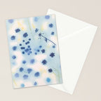 Indigo Lily Drift Stationery Card Gallery Image 2