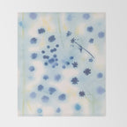 Indigo Lily Drift Throw Blanket Gallery Image 2