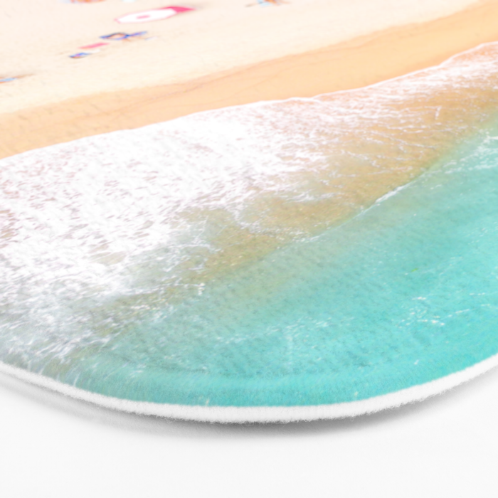 Miami Beach Umbrellas Bath Mat Gallery Image 3