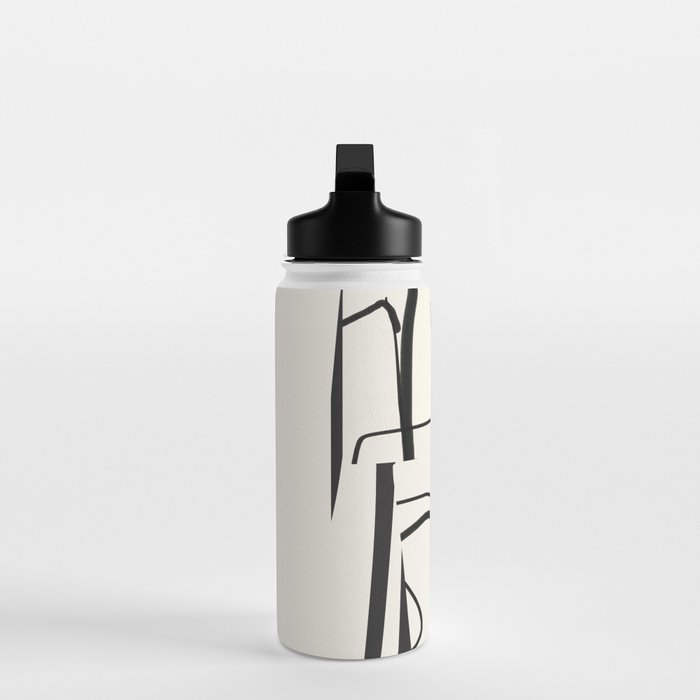 Abstract line art 18 Water Bottle Gallery Image 3