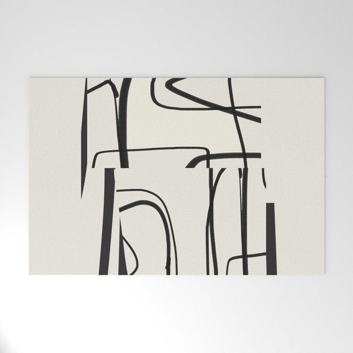 Abstract line art 18 Welcome Mat Gallery Image 1