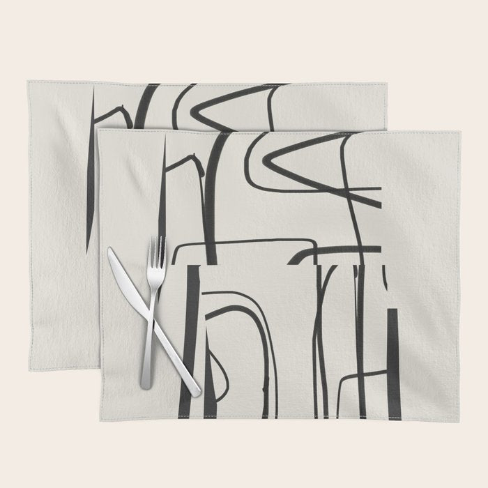 Abstract line art 18 Placemat Gallery Image 1
