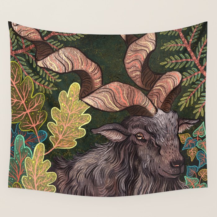 Markhor Wall Tapestry Gallery Image 4