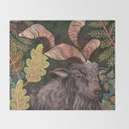 Markhor Throw Blanket Gallery Image 2
