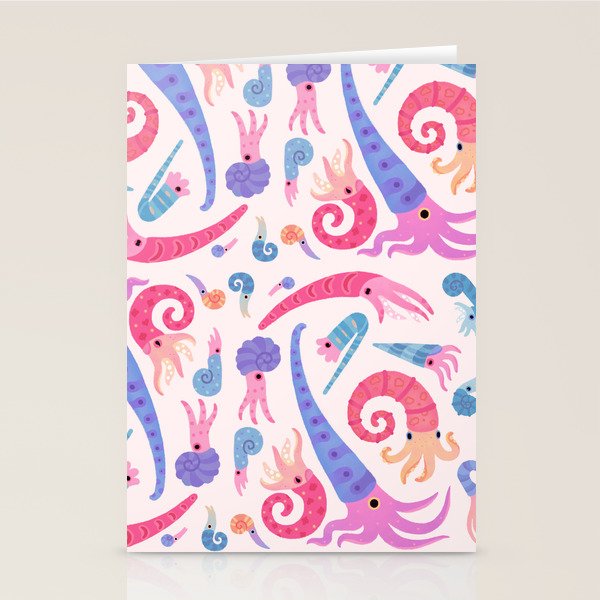 Ancient cephalopods Stationery Card Gallery Image 1