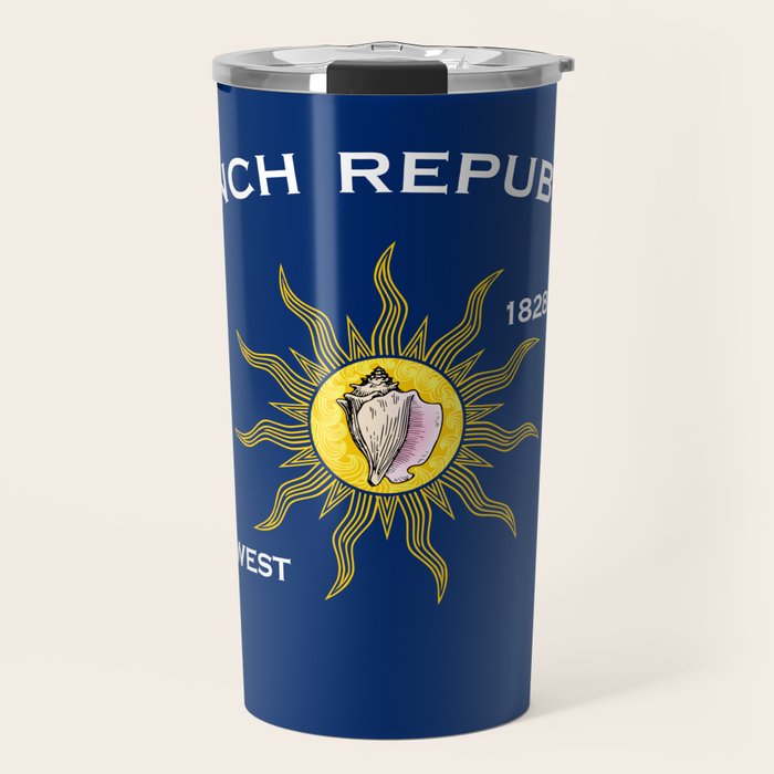 Conch Republic Flag Travel Mug Gallery Image 1