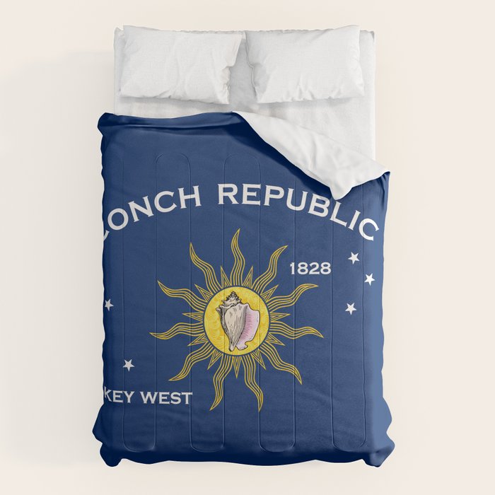 Conch Republic Flag Comforter Gallery Image 1