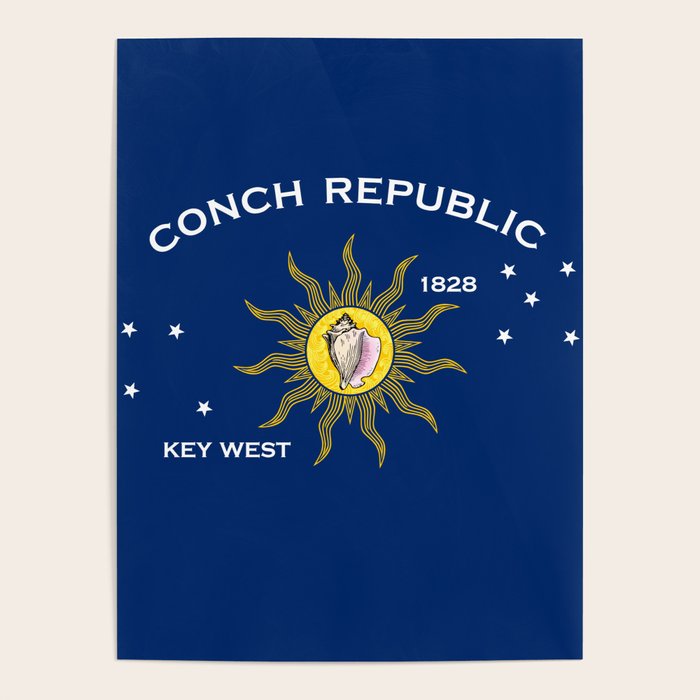 Conch Republic Flag Poster Gallery Image 1