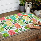 Tiki Time Multi Outdoor Rug Gallery Image 2
