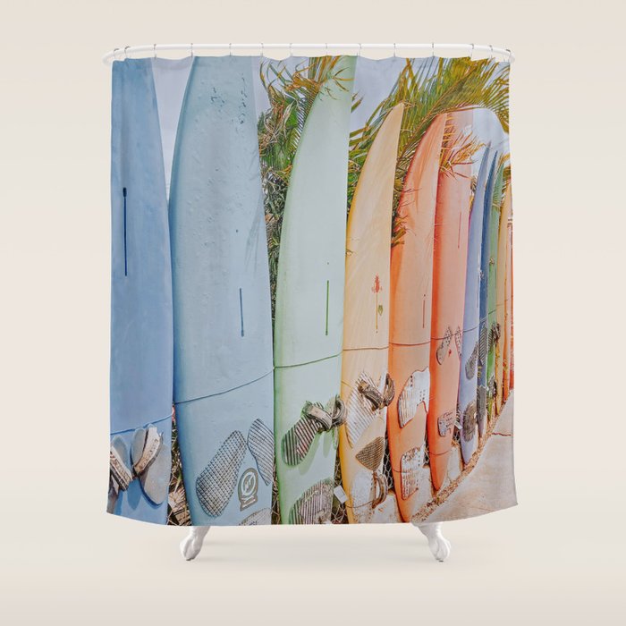lets surf xxxi / hawaii Shower Curtain Gallery Image 1