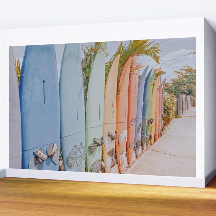 lets surf xxxi / hawaii Wall Mural Gallery Image 2