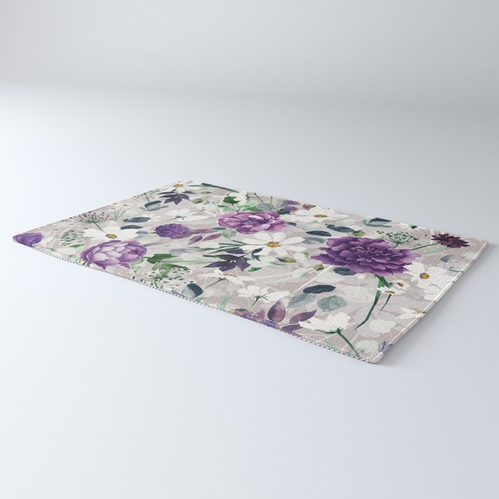 Lush lilac garden Rug Gallery Image 3