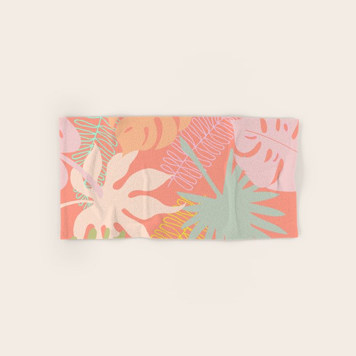 Melon Palms Bath Towel Gallery Image 1