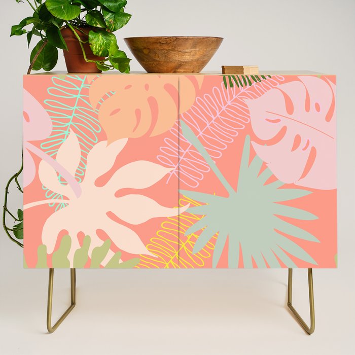 Melon Palms Credenza Gallery Image 1