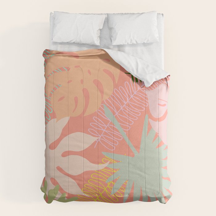 Melon Palms Comforter Gallery Image 6