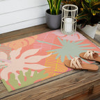 Melon Palms Outdoor Rug Gallery Image 2