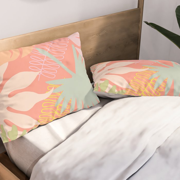 Melon Palms Pillow Sham Gallery Image 2