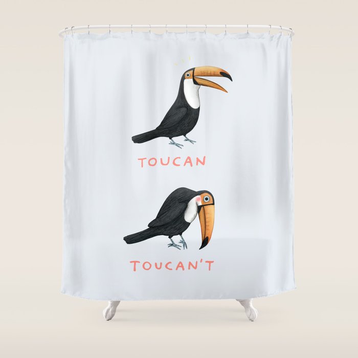 Toucan Toucan't Shower Curtain Gallery Image 1