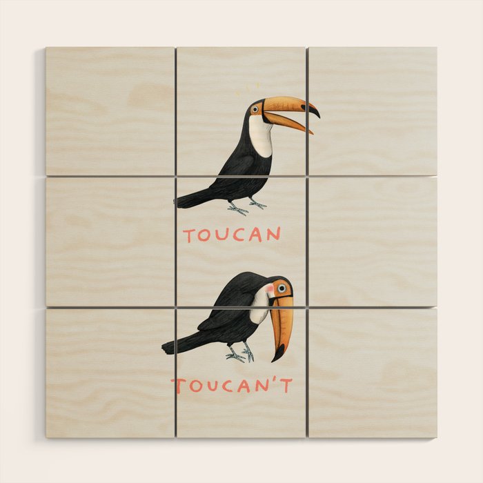 Toucan Toucan't Wood Wall Art Gallery Image 1