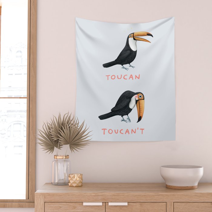 Toucan Toucan't Wall Tapestry Gallery Image 2