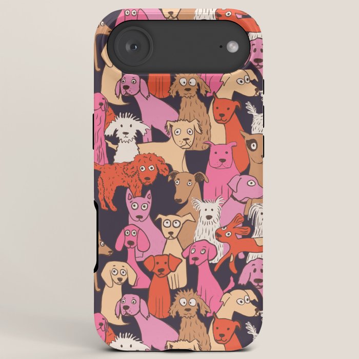 Dogs all day brights iPhone Case Gallery Image 6