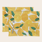 lemon mediterranean still life Placemat Gallery Image 1