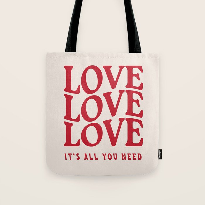 Love Love Love Tote Bag Gallery Image 1
