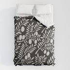 White Olive Branches Duvet Cover Gallery Image 6