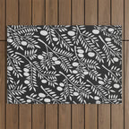 White Olive Branches Outdoor Rug Gallery Image 1