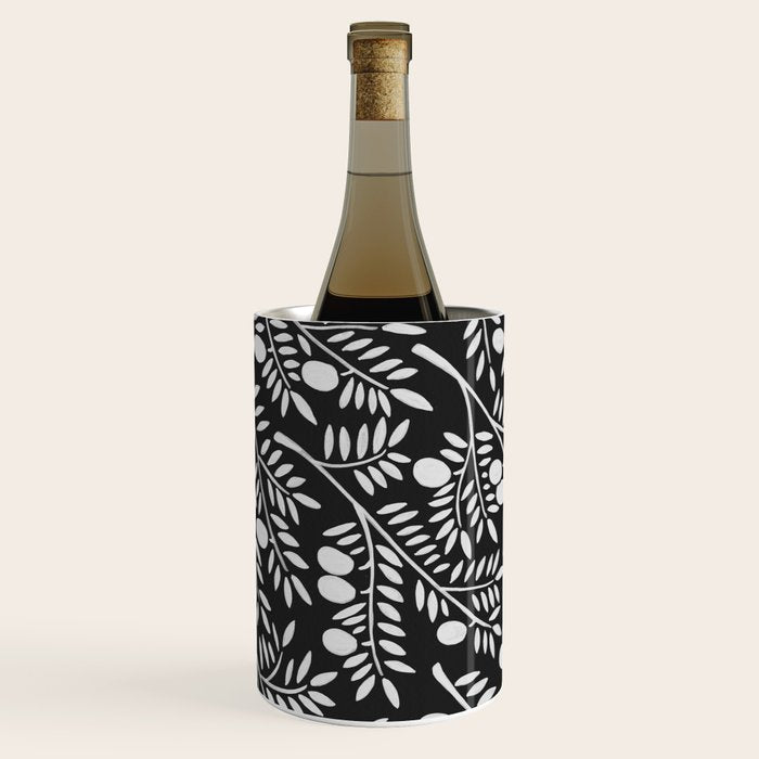 White Olive Branches Wine Chiller Gallery Image 2