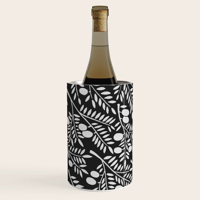 White Olive Branches Wine Chiller Gallery Image 1