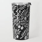 White Olive Branches Travel Mug Gallery Image 2