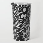 White Olive Branches Travel Mug Gallery Image 3