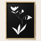 Fading Spring In Black  Serving Tray Gallery Image 1