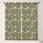 Baby animals in the leafy forest G Window Curtain Gallery Image 5