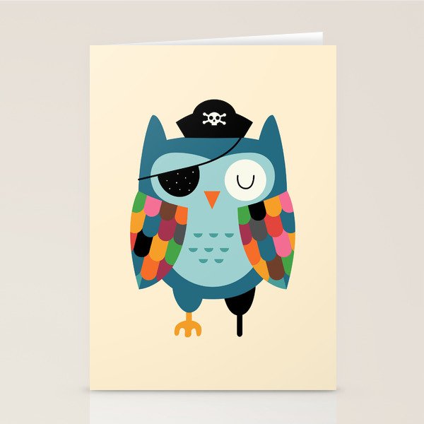 Captain Whooo Stationery Card Gallery Image 1